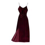 Velvet Vintage Dress - Alamode By Akanksha
