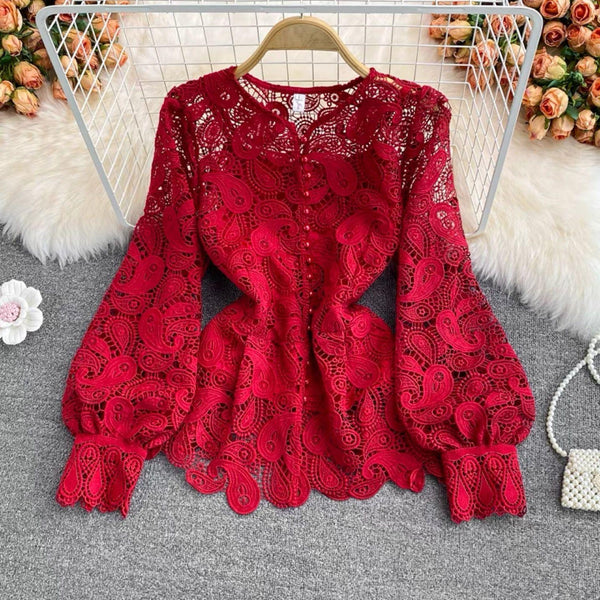 Lace Sleeve Top