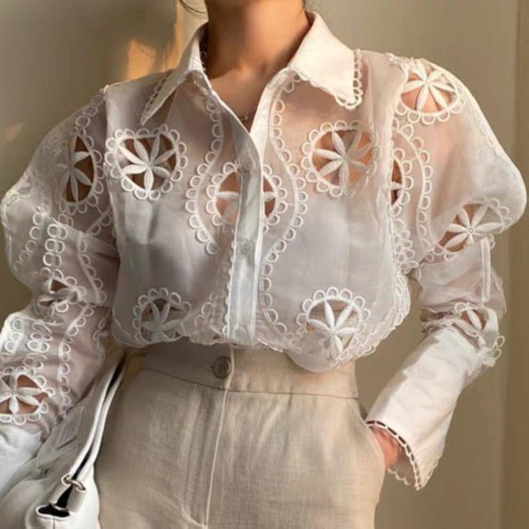 Milan Eyelet Blouse - Alamode By Akanksha