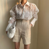 Milan Eyelet Blouse - Alamode By Akanksha