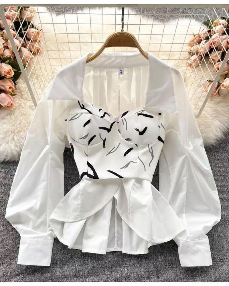Joey Statement Blouse - Alamode By Akanksha