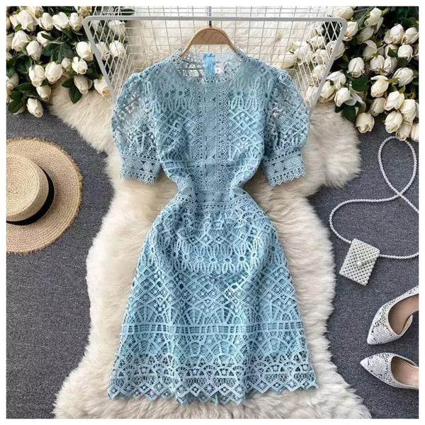 Latea Crochet Dress - Alamode By Akanksha