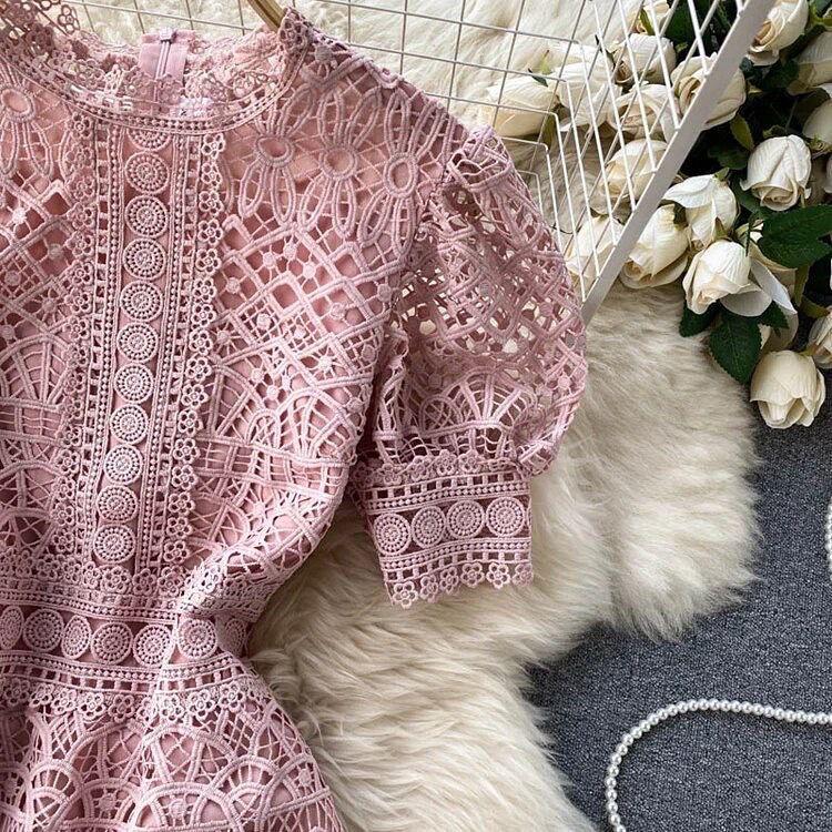 Latea Crochet Dress - Alamode By Akanksha