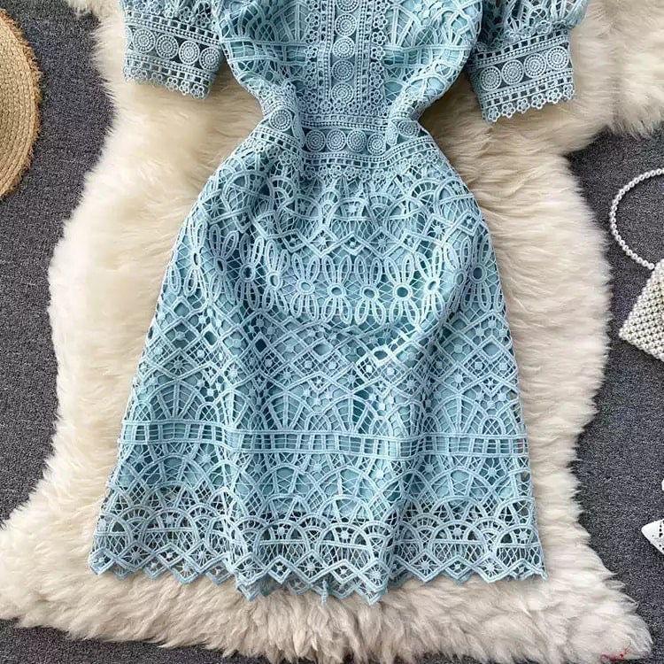 Latea Crochet Dress - Alamode By Akanksha