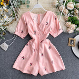 Alicia Floral Romper - Alamode By Akanksha