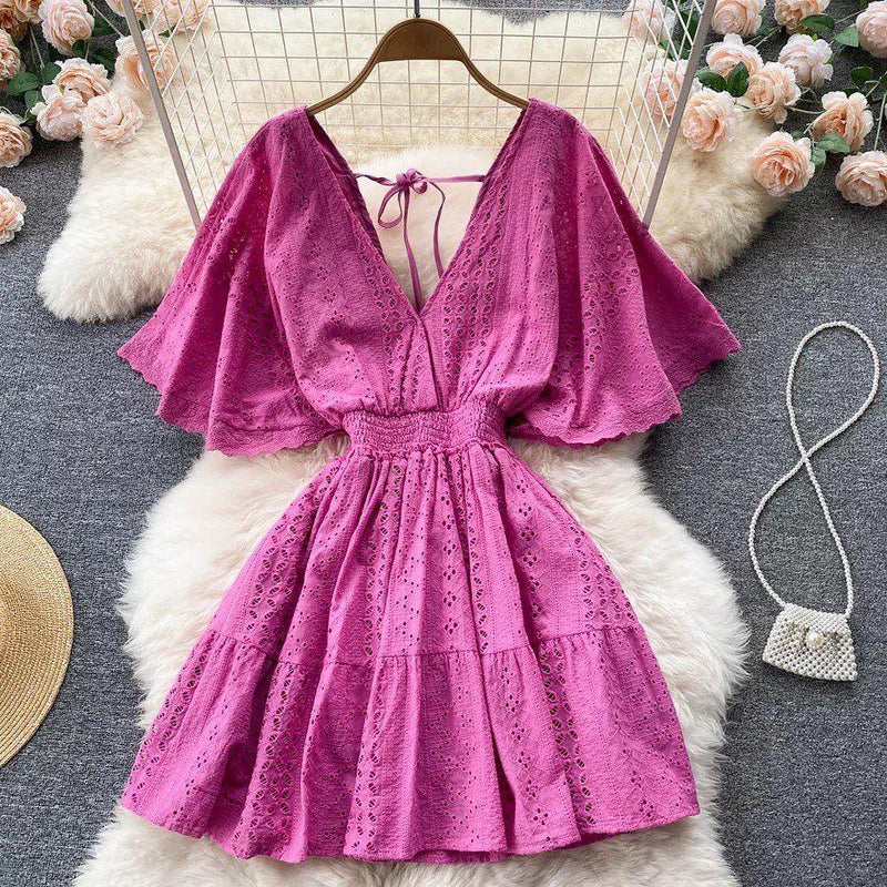 Pepe Eyelet Dress - Alamode By Akanksha