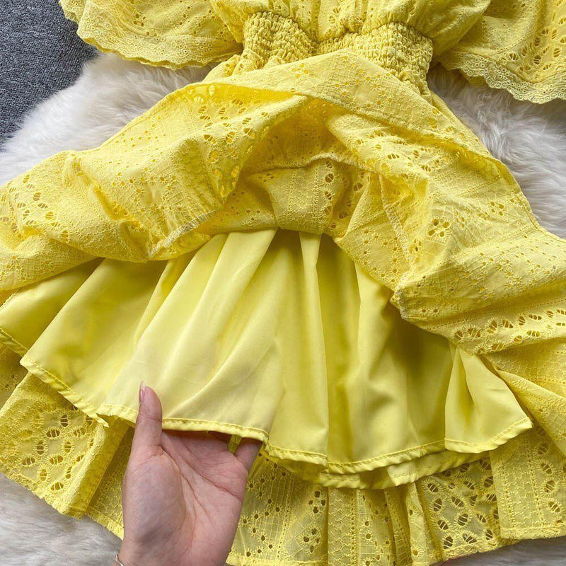 Pepe Eyelet Dress - Alamode By Akanksha