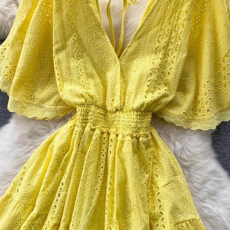 Pepe Eyelet Dress - Alamode By Akanksha