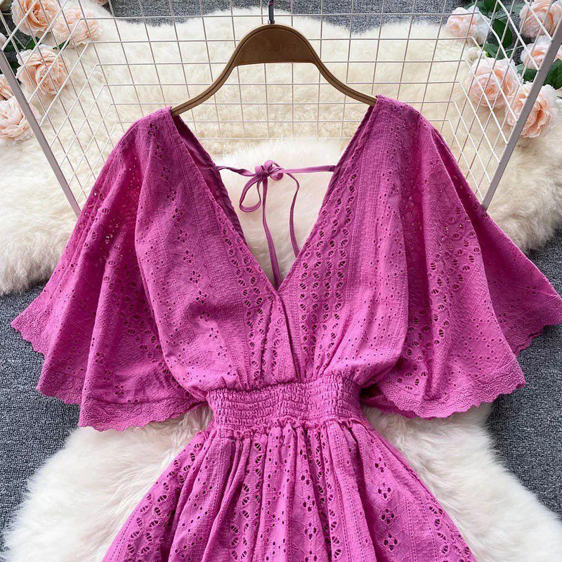 Pepe Eyelet Dress - Alamode By Akanksha