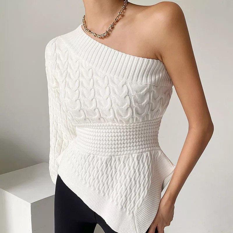 Clepa One shoulder sweater - Alamode By Akanksha