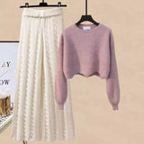 Meraki Woolen Coord Set - Alamode By Akanksha
