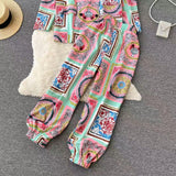 Molly Abstract Suit Set - Alamode By Akanksha
