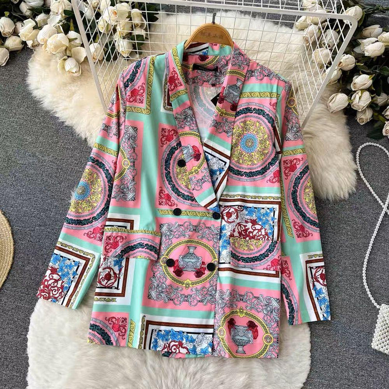 Molly Abstract Suit Set - Alamode By Akanksha
