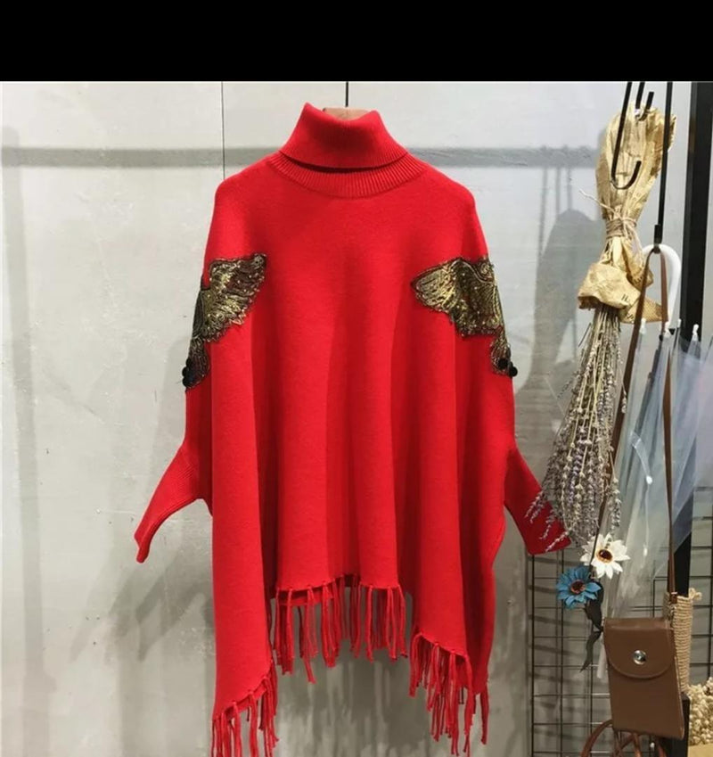 Moonlight Tassel Embellished Capes - Alamode By Akanksha
