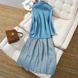 Willa A Line Dress with Blazer - Alamode By Akanksha