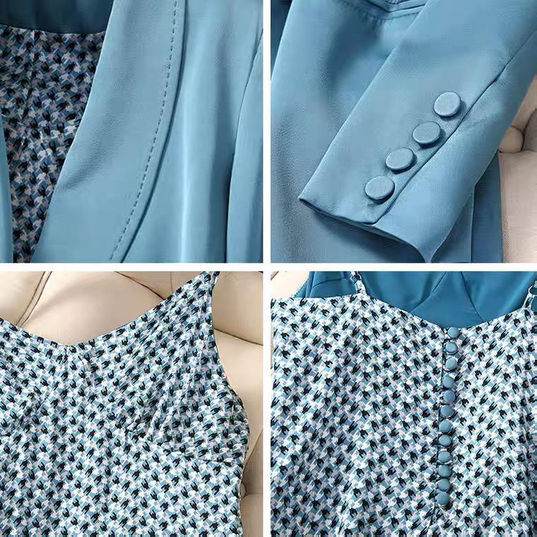 Willa A Line Dress with Blazer - Alamode By Akanksha