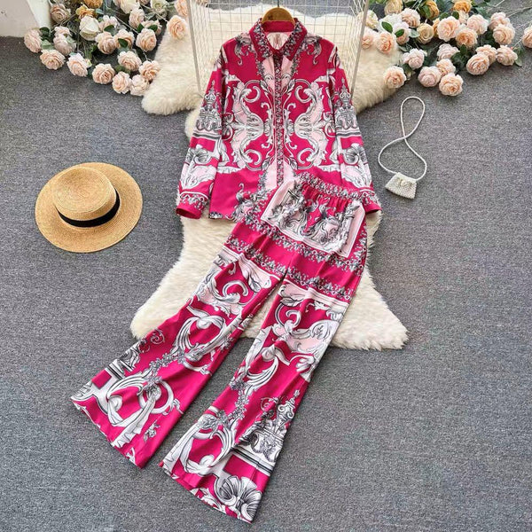 Gigi Abstract Print Coord Set - Alamode By Akanksha