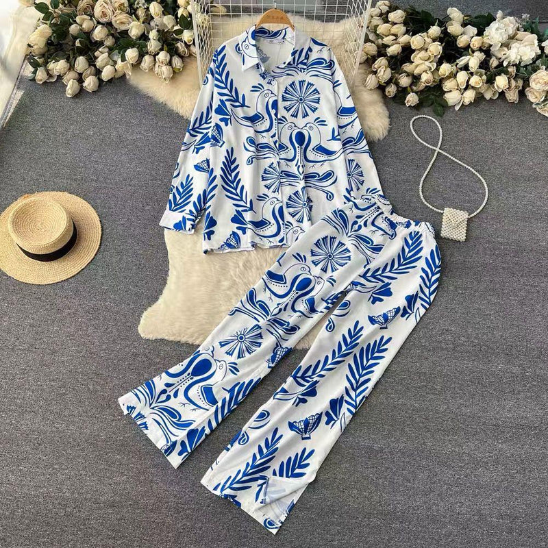 Jibby Abstract Print Coord Set - Alamode By Akanksha