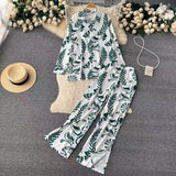 Jibby Abstract Print Coord Set - Alamode By Akanksha