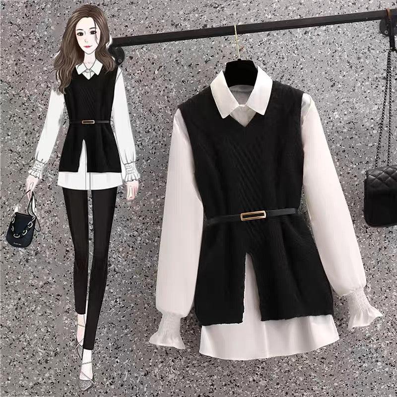 Stella Two Piece Knit Set - Alamode By Akanksha
