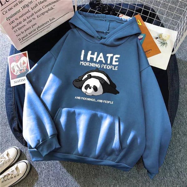 Hate Morning People Sweatshirt - Alamode By Akanksha