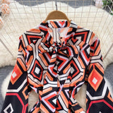 Lucifer Abstract Coord Set - Alamode By Akanksha