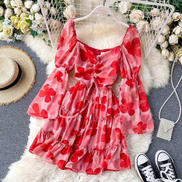 Miranda Luxury Floral Dress - Alamode By Akanksha