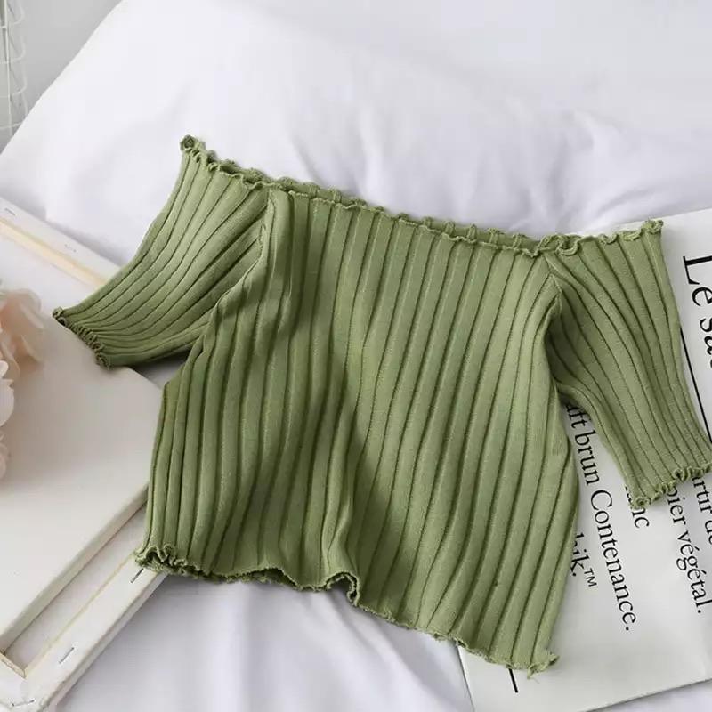 Beth Ribbed Tops - Alamode By Akanksha