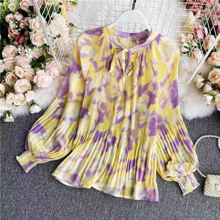 Nicholas Tie and Dye Blouse - Alamode By Akanksha