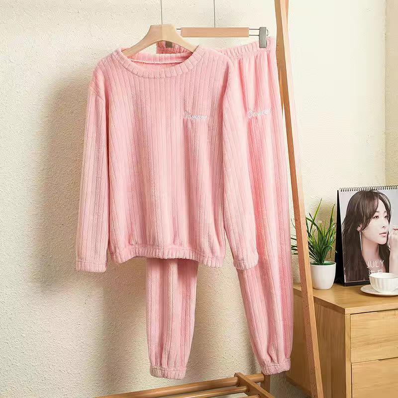 Pesto Fleece Nightsuit - Alamode By Akanksha