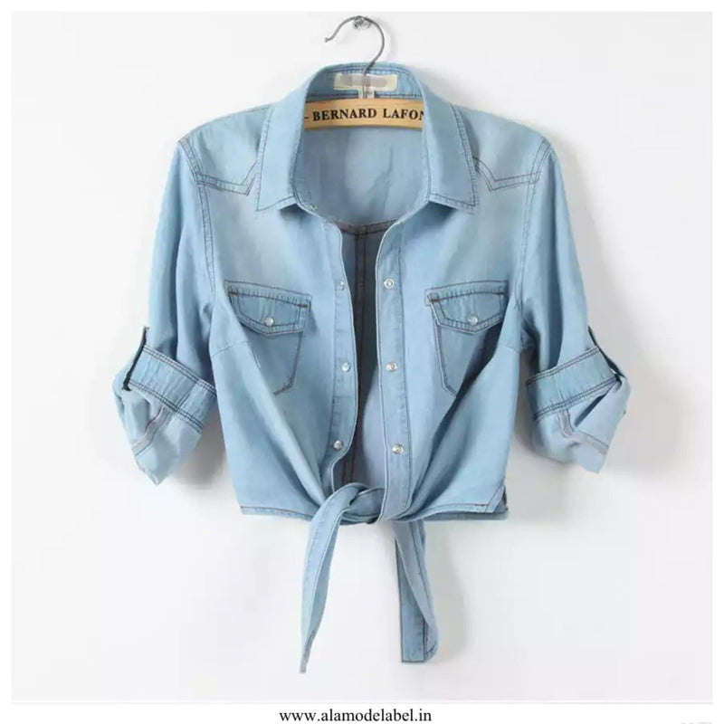 Luxury Denim Crops - Alamode By Akanksha