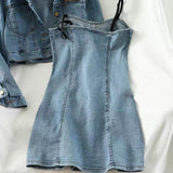 Labei Denim Set - Alamode By Akanksha
