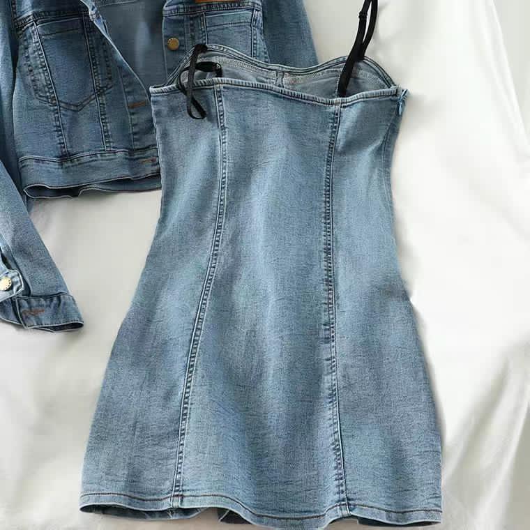 Labei Denim Set - Alamode By Akanksha