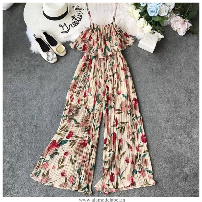 Coachella Pleated Jumpsuit