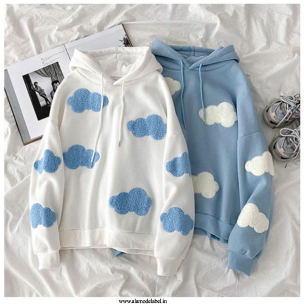 Cloud Me Up Sweatshirt - Alamode By Akanksha