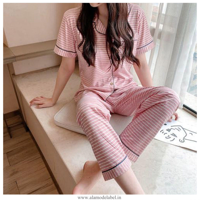 Anya Cotton Nightsets - Alamode By Akanksha