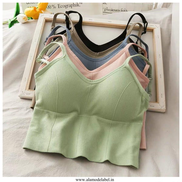 Terry Summer Cami Tops - Alamode By Akanksha