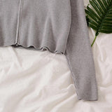 Tolio Cropped Hoodie - Alamode By Akanksha