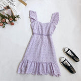 Mykonos Eyelet Dress - Alamode By Akanksha