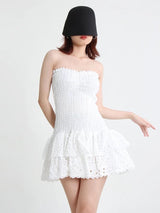 Sorrento Luxe Summer Dress in White - Alamode By Akanksha