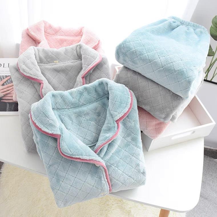 Soneya Fleece Nightsuit - Alamode By Akanksha