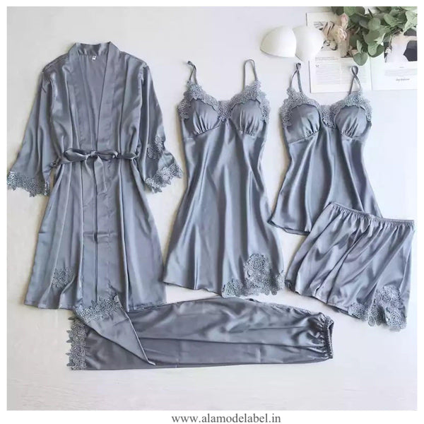 Satin Nightsuits for Women - Buy Satin Nightsuits for Ladies Online in India