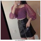 Luxury Ruched Mayne Blouse - Alamode By Akanksha