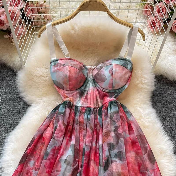 Peony Bustier Dress - Alamode By Akanksha