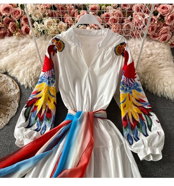 Louis Embroidered Dress - Alamode By Akanksha