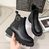 Michael PU Short Boots - Alamode By Akanksha
