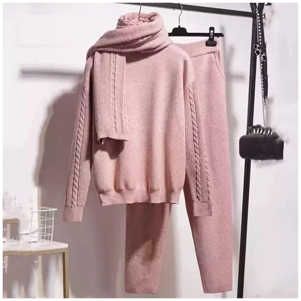 Brianne Set of Coord with Scarf - Alamode By Akanksha