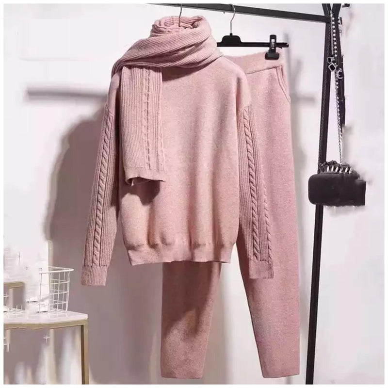 Brianne Set of Coord with Scarf - Alamode By Akanksha