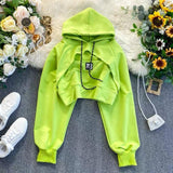 Rager Cropped Hoodie - Alamode By Akanksha