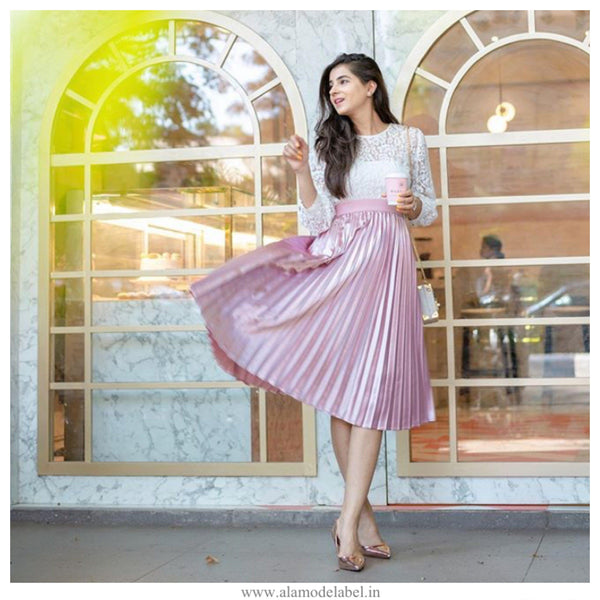 Pegmove Pleated Skirts - Alamode By Akanksha